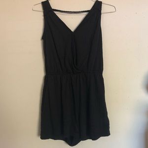 Simple black romper